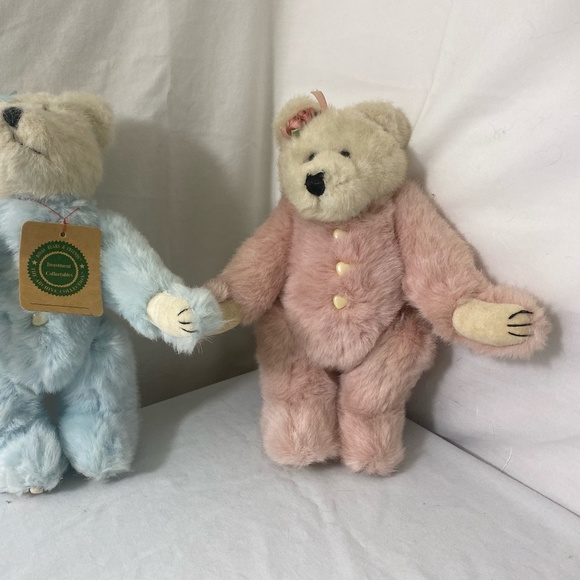 Blue and Pink Ultra Soft Plush Boyds Bears -The Archive Collection Genevieve - Picture 3 of 9